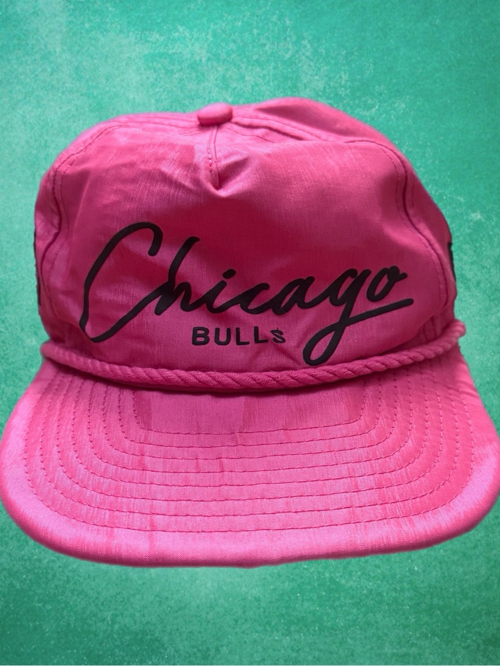 Chicago Bulls Script Nylon New Era Snapback